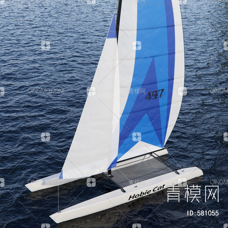 帆船3D模型下载【ID:581055】