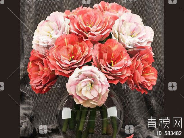 花卉3D模型下载【ID:583482】