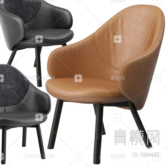 休闲椅3D模型下载【ID:584445】