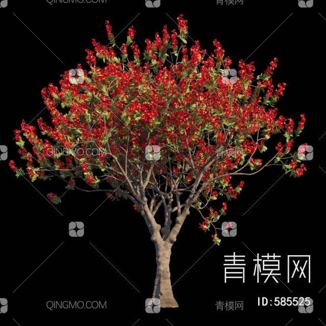 景观树3D模型下载【ID:585525】