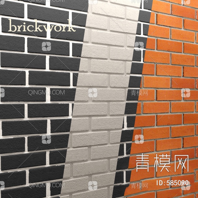砖头砖块3D模型下载【ID:585090】