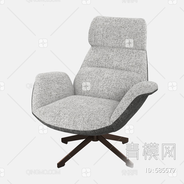 休闲椅3D模型下载【ID:585579】