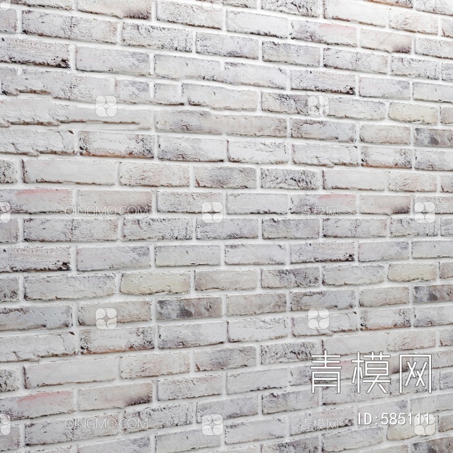 砖砌砖墙3D模型下载【ID:585111】