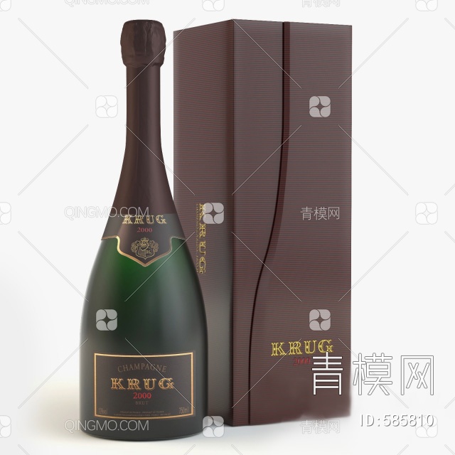酒瓶酒盒3D模型下载【ID:585810】