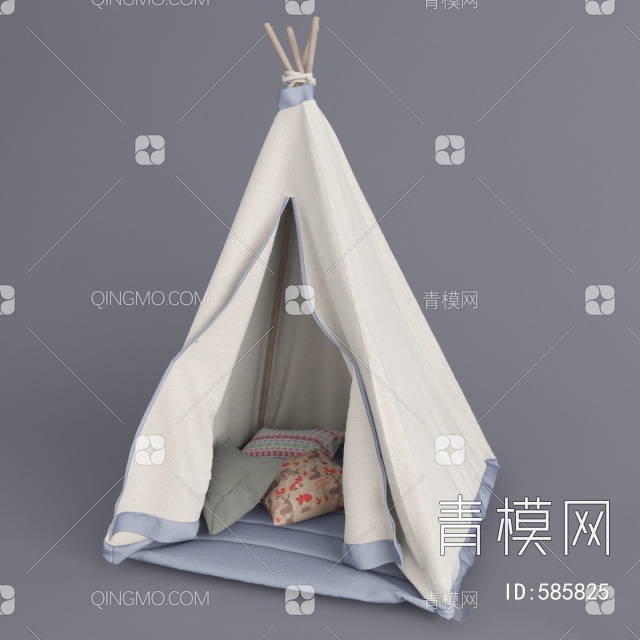 儿童帐篷3D模型下载【ID:585825】