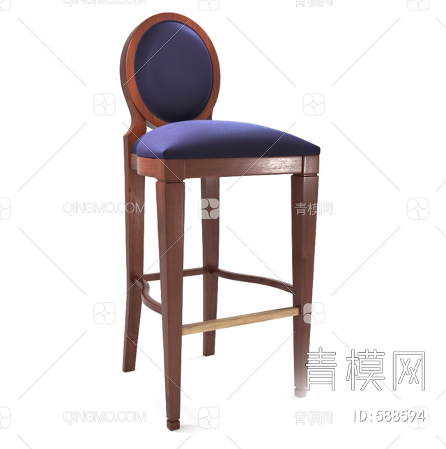吧椅3D模型下载【ID:588594】