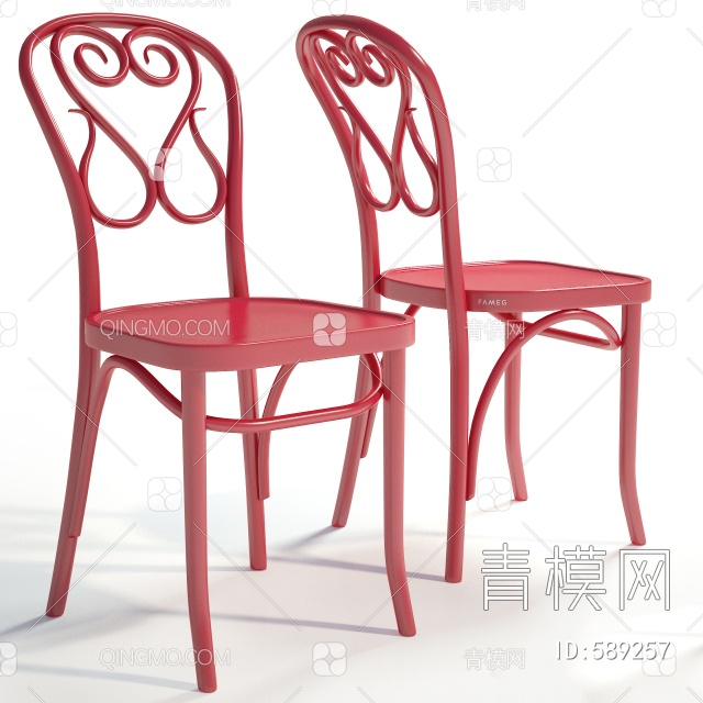单椅3D模型下载【ID:589257】