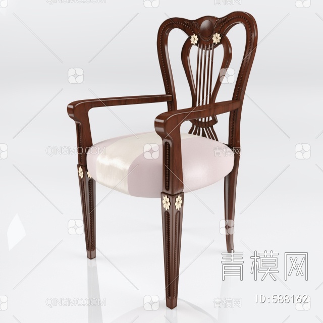 餐椅3D模型下载【ID:588162】