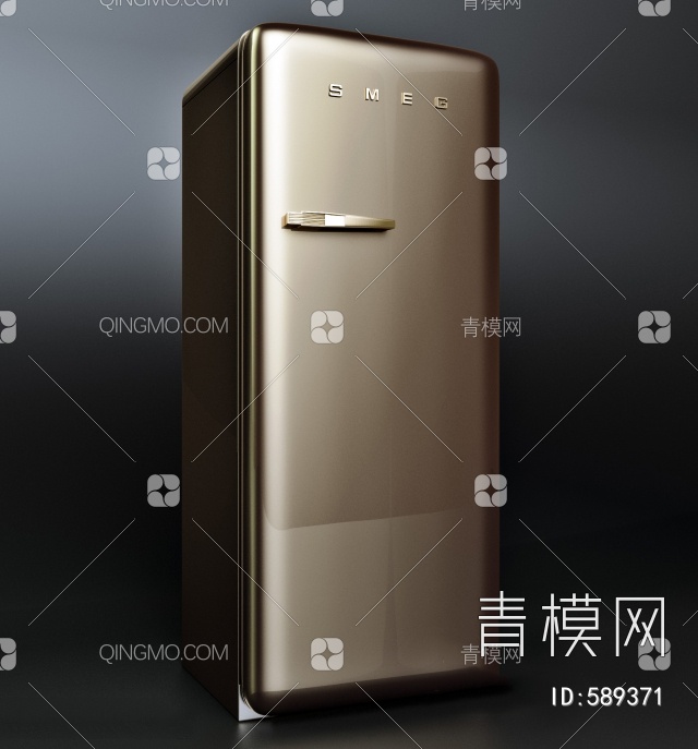 SMEG冰箱3D模型下载【ID:589371】