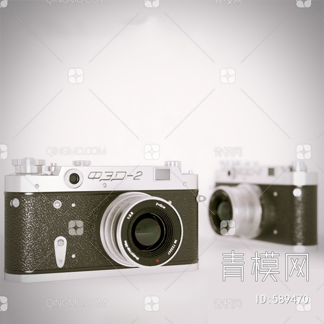 FED-2相机3D模型下载【ID:589470】