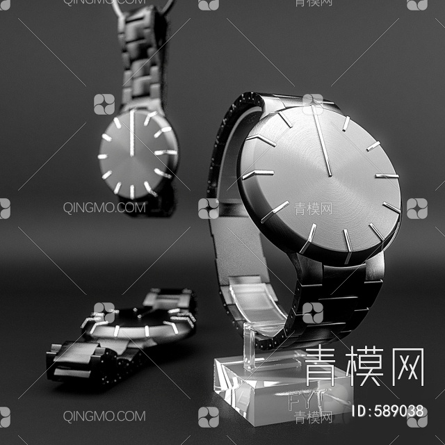 手表3D模型下载【ID:589038】