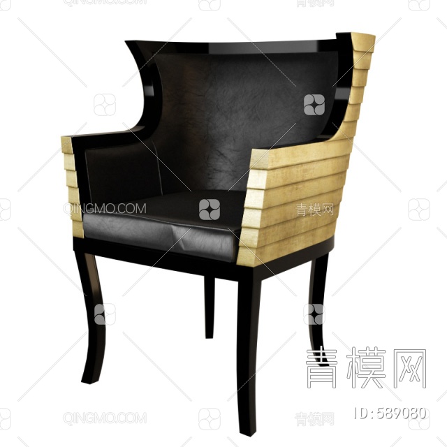 沙发椅3D模型下载【ID:589080】