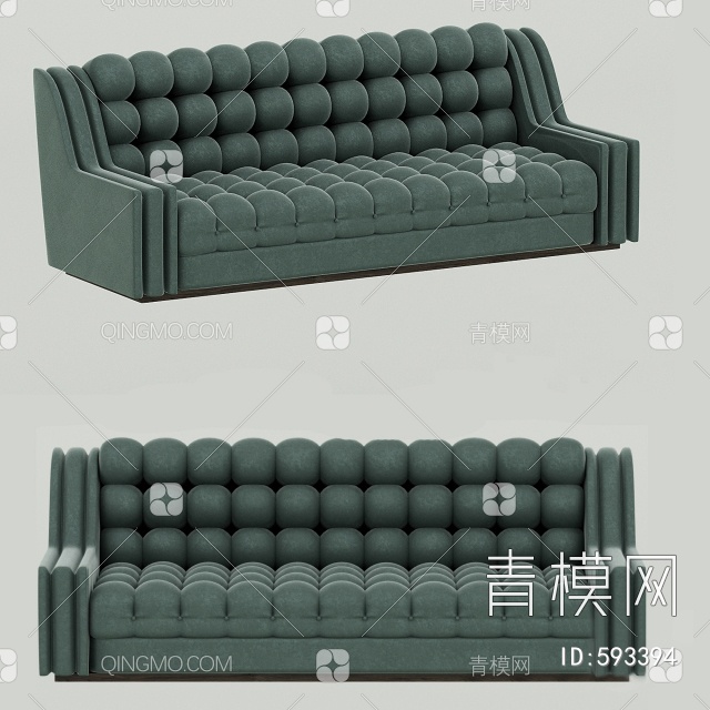 多人沙发3D模型下载【ID:593394】