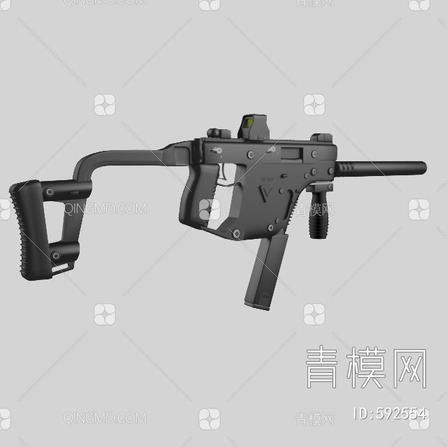 枪3D模型下载【ID:592554】