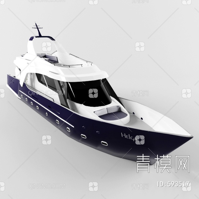 游艇3D模型下载【ID:593517】