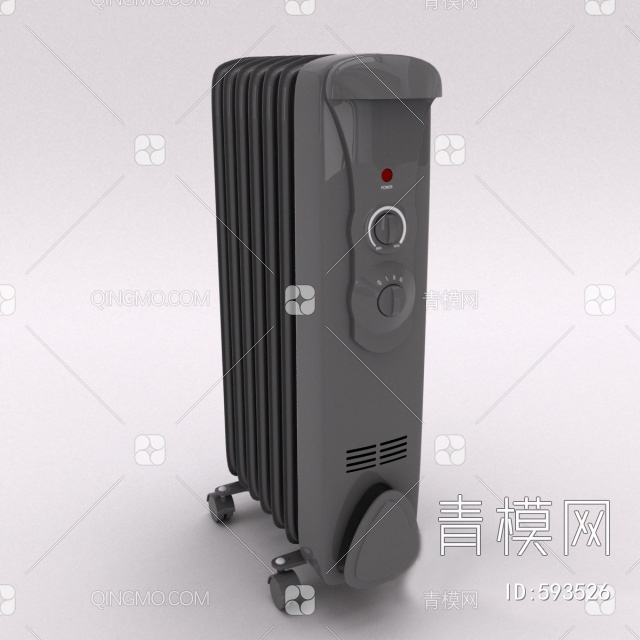 移动取暖器3D模型下载【ID:593526】