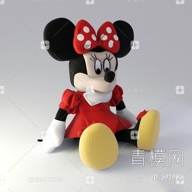玩具布娃娃3D模型下载【ID:591990】