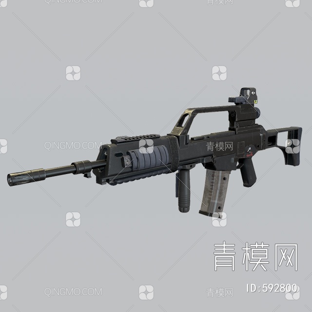 枪3D模型下载【ID:592800】