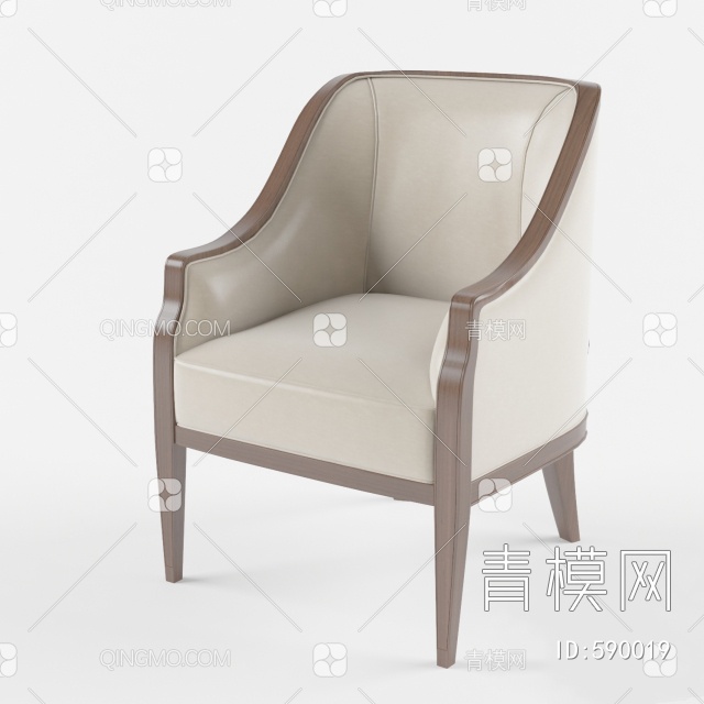 沙发椅3D模型下载【ID:590019】