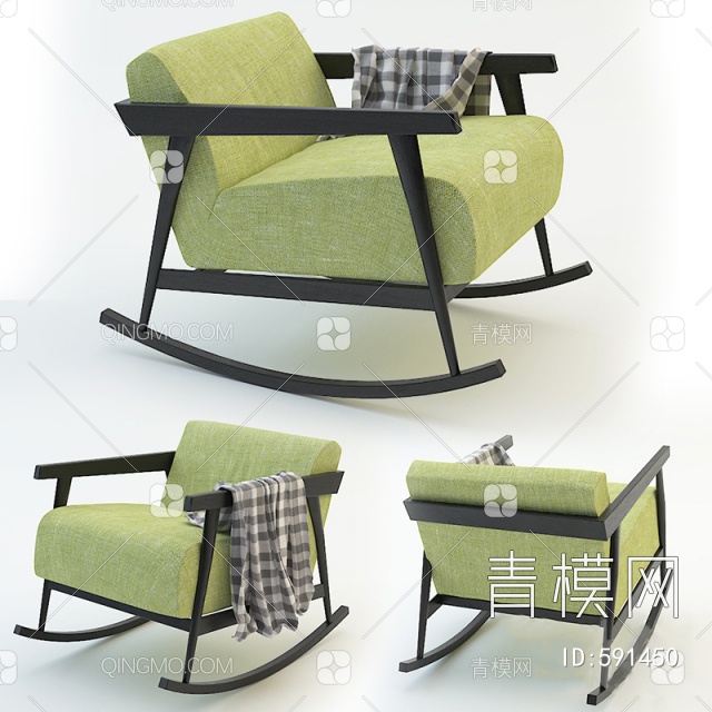 休闲椅3D模型下载【ID:591450】