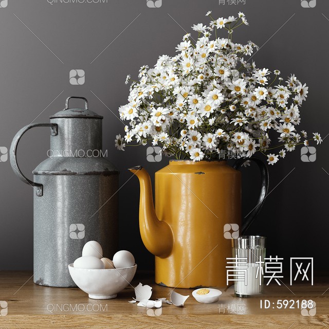工业花瓶3D模型下载【ID:592188】