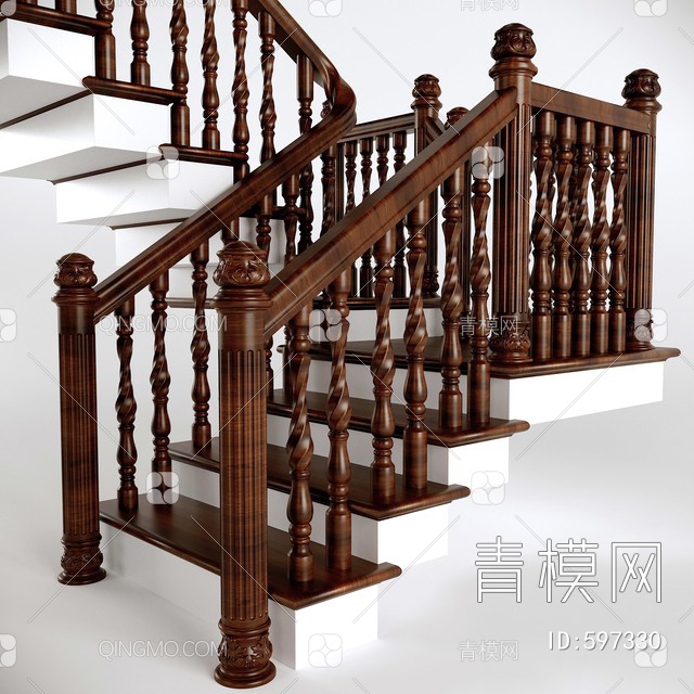 楼梯3D模型下载【ID:597330】
