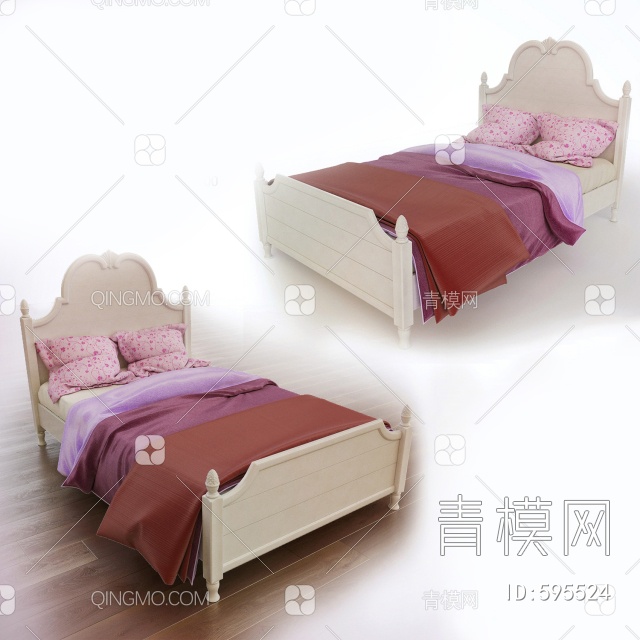 儿童床3D模型下载【ID:595524】
