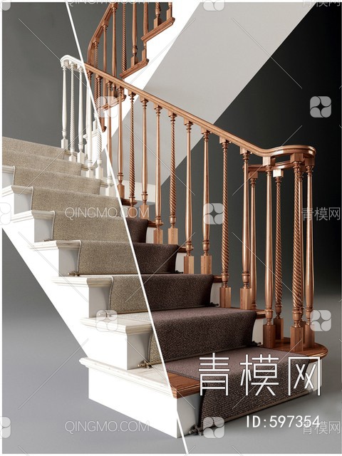 楼梯3D模型下载【ID:597354】
