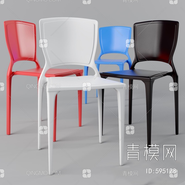 餐椅3D模型下载【ID:595128】