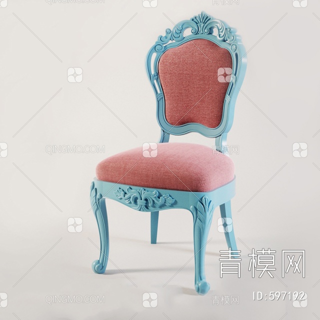 餐椅3D模型下载【ID:597192】