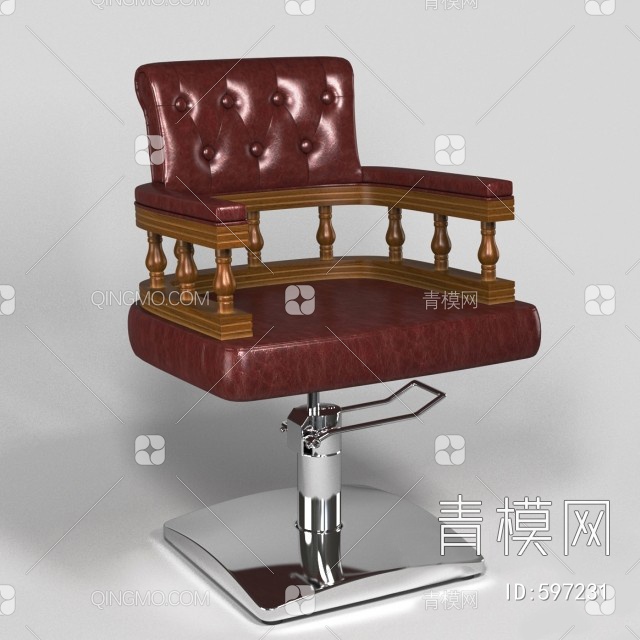 办公椅3D模型下载【ID:597231】
