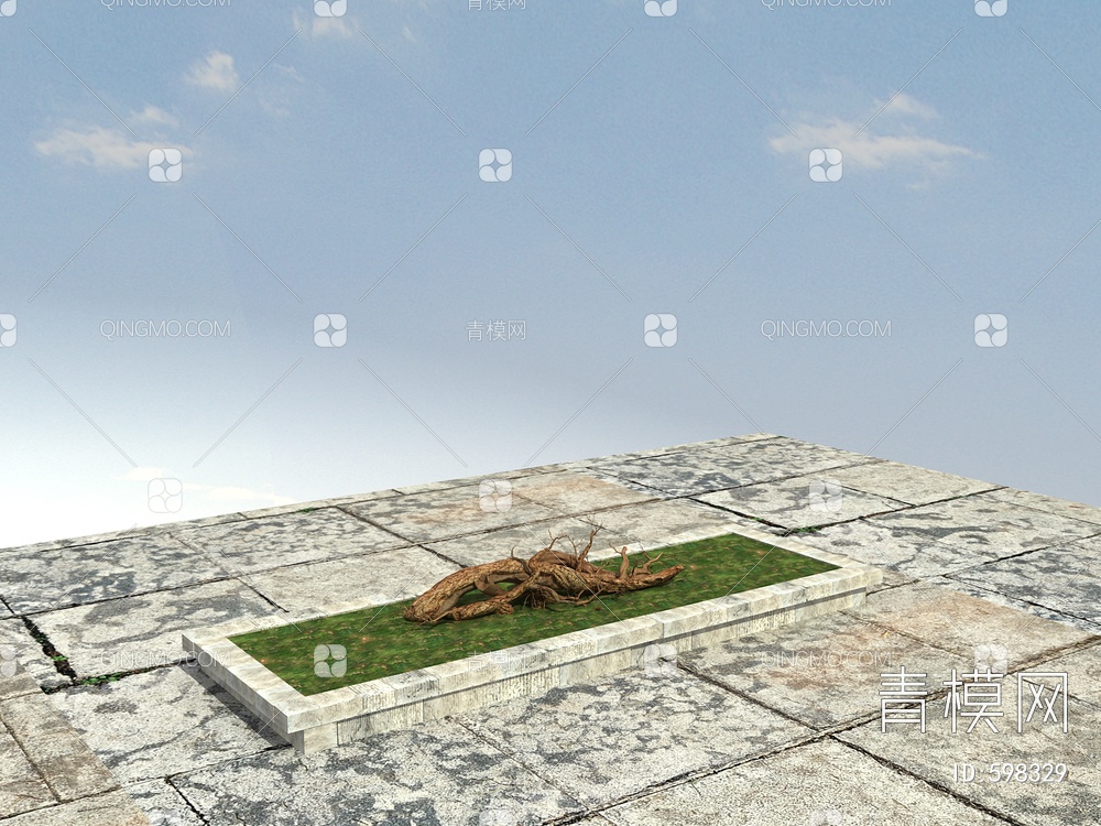 老树，枯树3D模型下载【ID:598329】