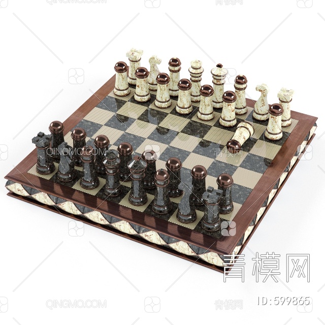 棋盘3D模型下载【ID:599865】