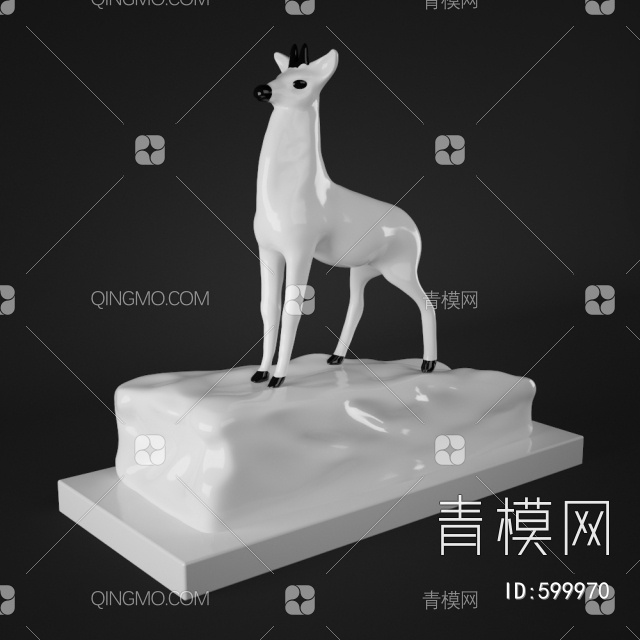 雕塑3D模型下载【ID:599970】