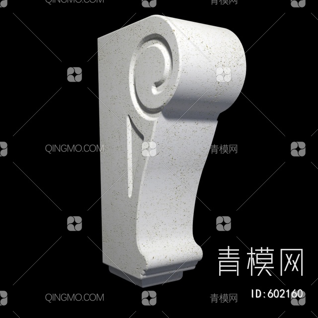 石材柱头3D模型下载【ID:602160】