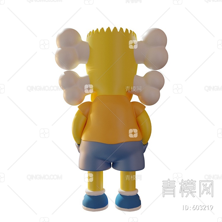 巴特·金普森 玩偶 摆件3D模型下载【ID:603219】