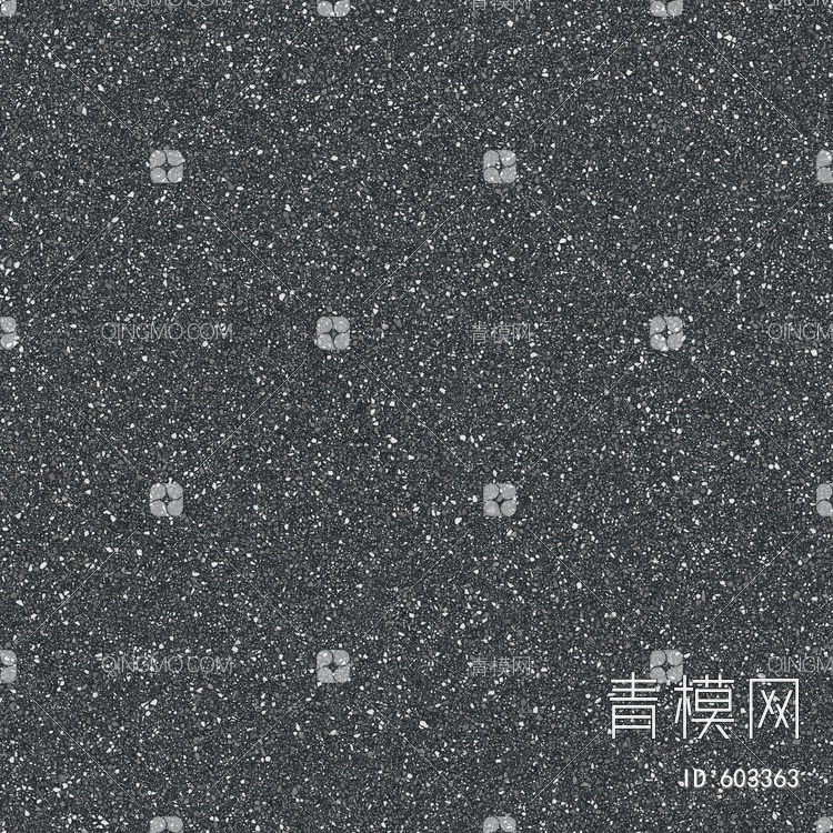 6K超清黑色水磨石贴图下载【ID:603363】