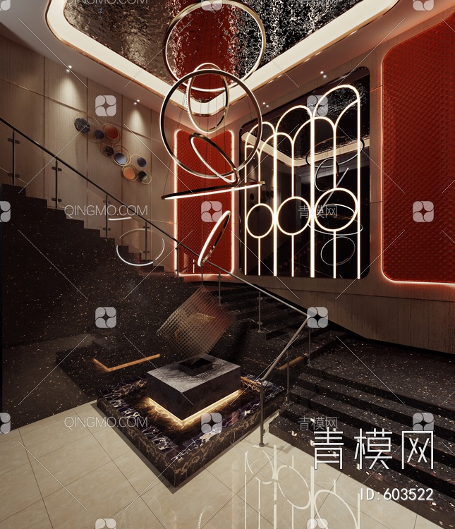 楼梯3D模型下载【ID:603522】