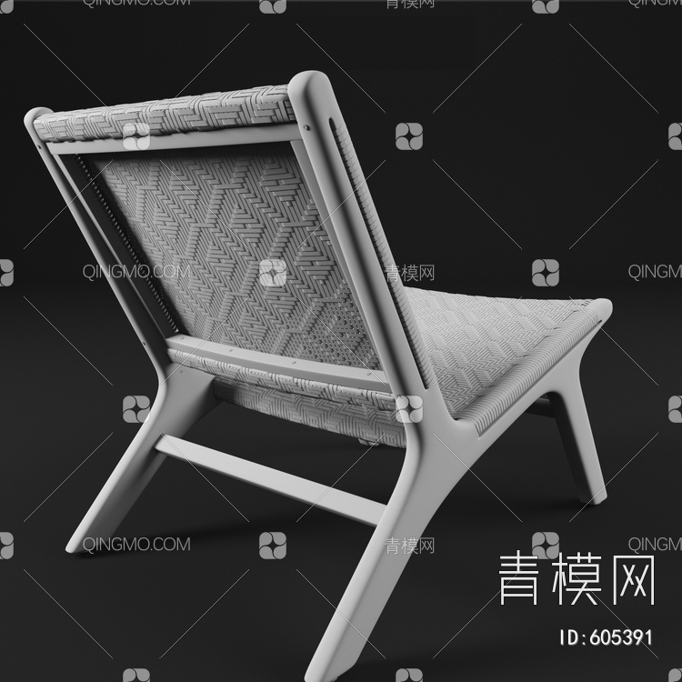 藤木椅3D模型下载【ID:605391】