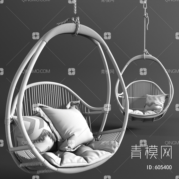 吊椅3D模型下载【ID:605400】