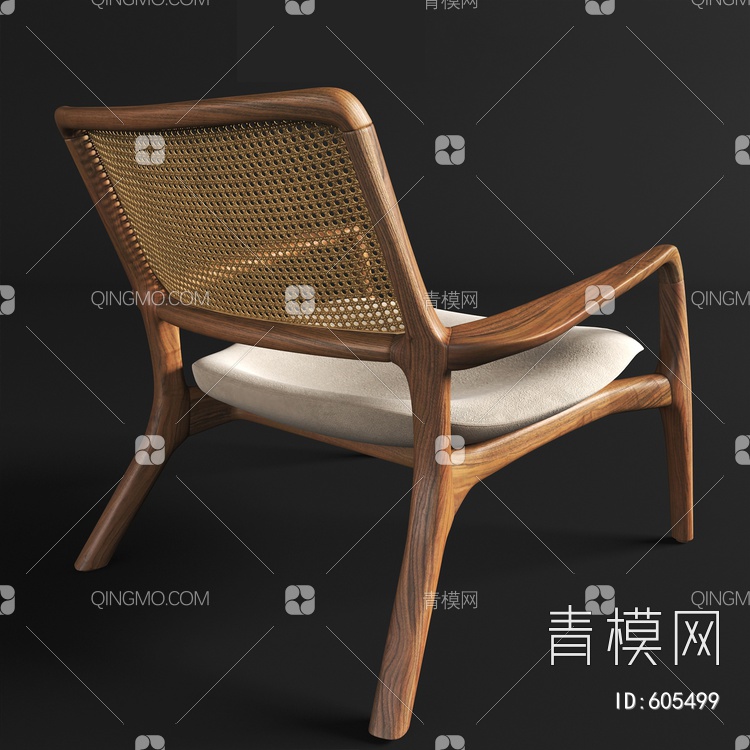 扶手椅3D模型下载【ID:605499】