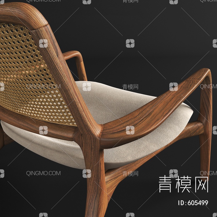 扶手椅3D模型下载【ID:605499】