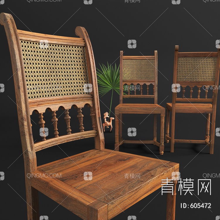 椅子 休闲椅3D模型下载【ID:605472】
