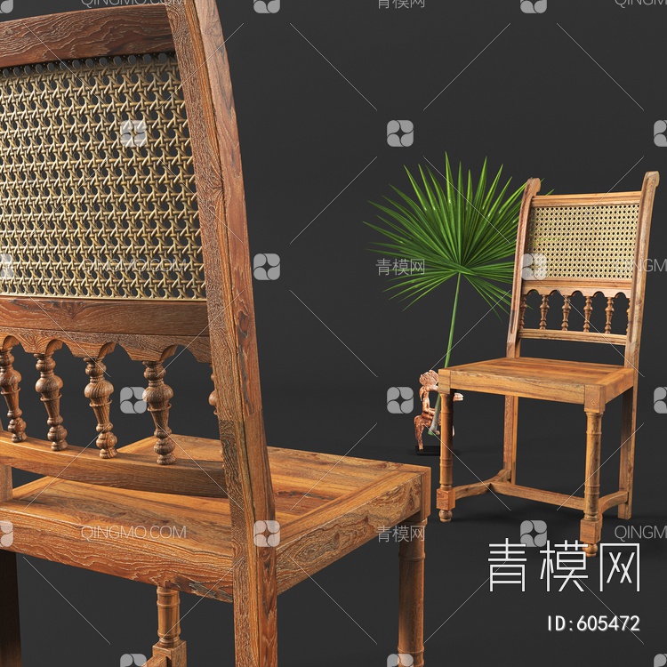 椅子 休闲椅3D模型下载【ID:605472】
