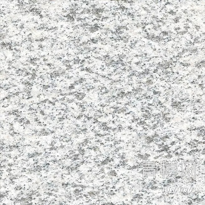 白麻芝麻白花岗岩 石材 地面墙面材质贴面 高清材质贴图贴图下载【ID:607963】