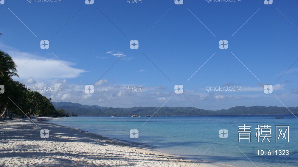 沙滩外景 海景贴图下载【ID:611323】