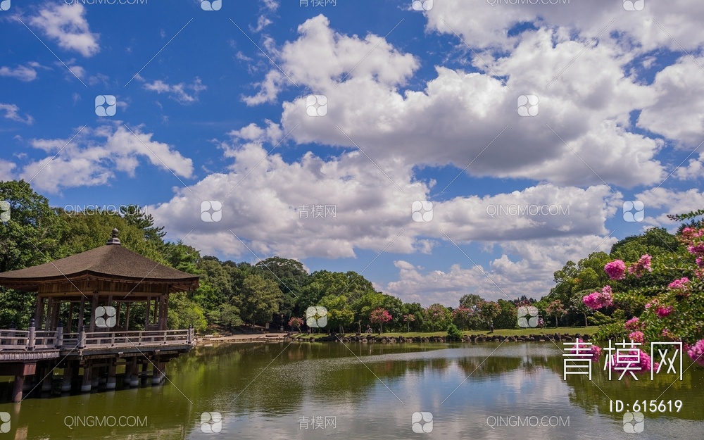 亭子 天空外景贴图下载【ID:615619】