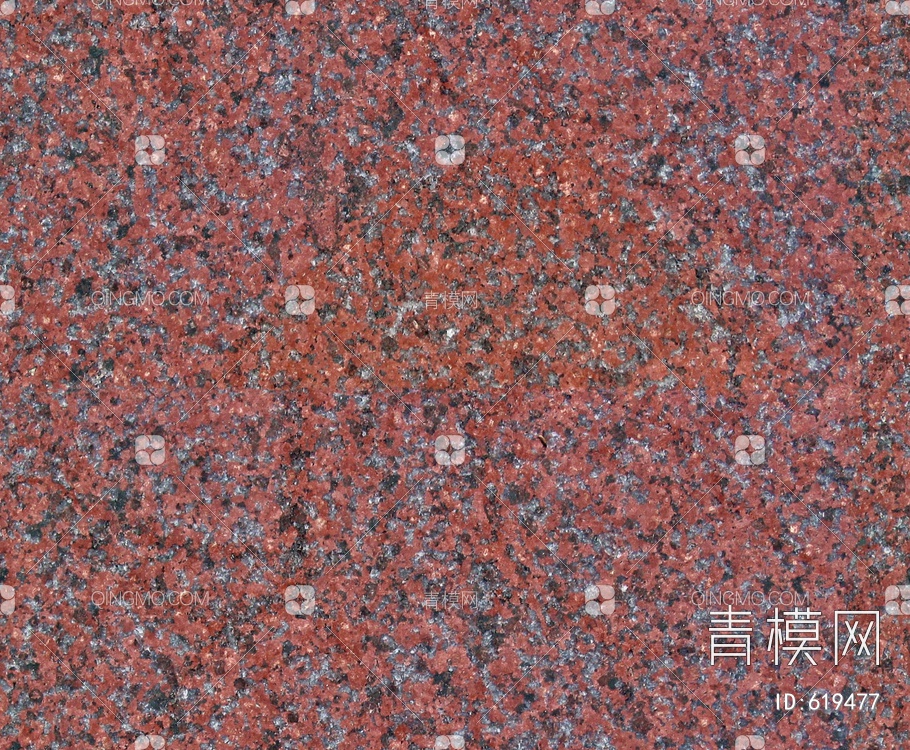 红色 大理石 花岗岩 石材 高清材质贴图贴图下载【ID:619477】