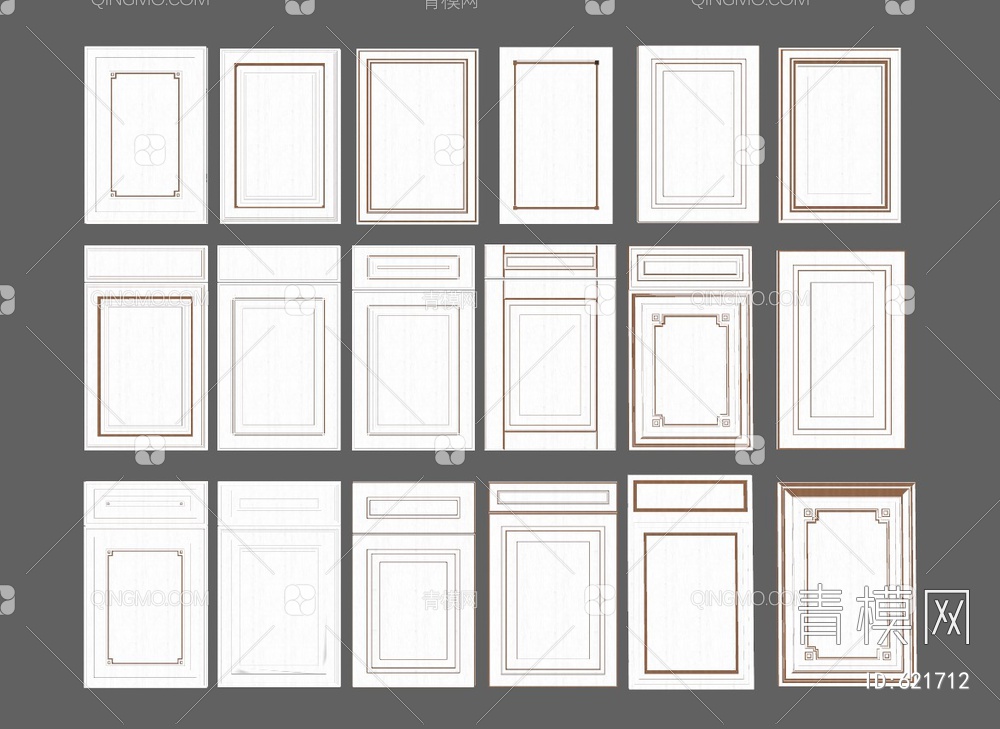 门板SU模型下载【ID:621712】