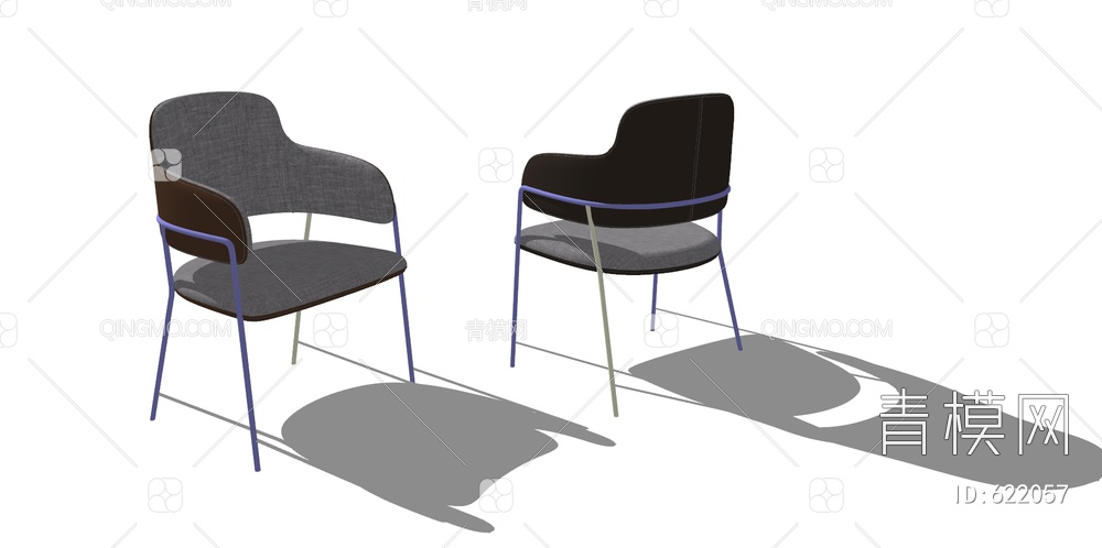 单椅 椅子SU模型下载【ID:622057】